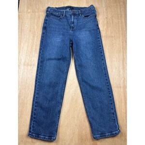 Calvin Klein High Rise Straight Leg Jeans Medium Wash Denim Women's Size 10